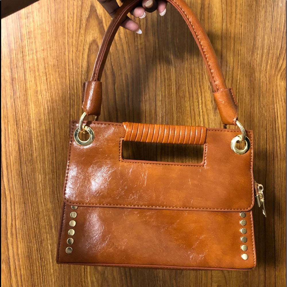 Brown Satchel Handbag